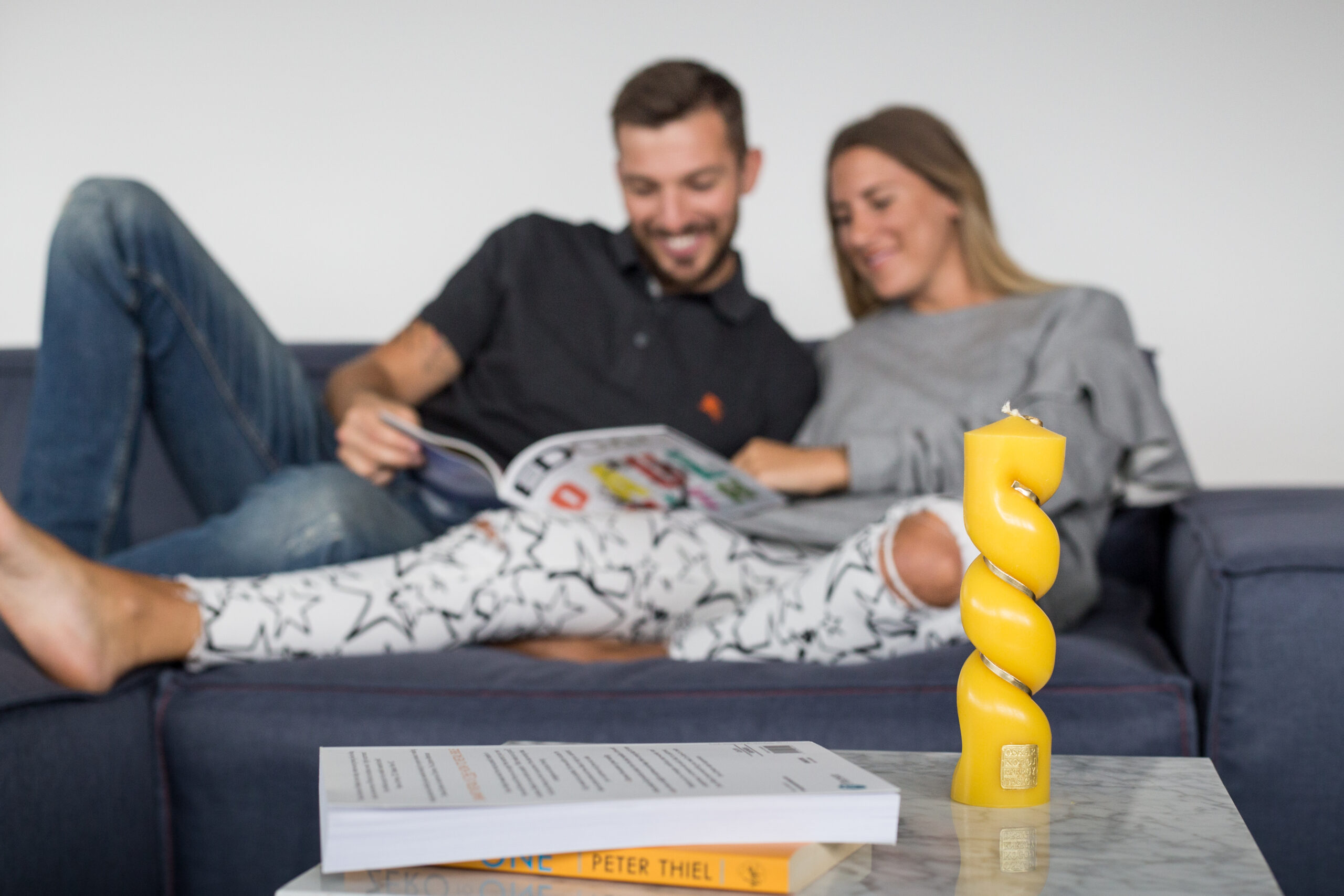Quiet corner with Energy Candle Perger